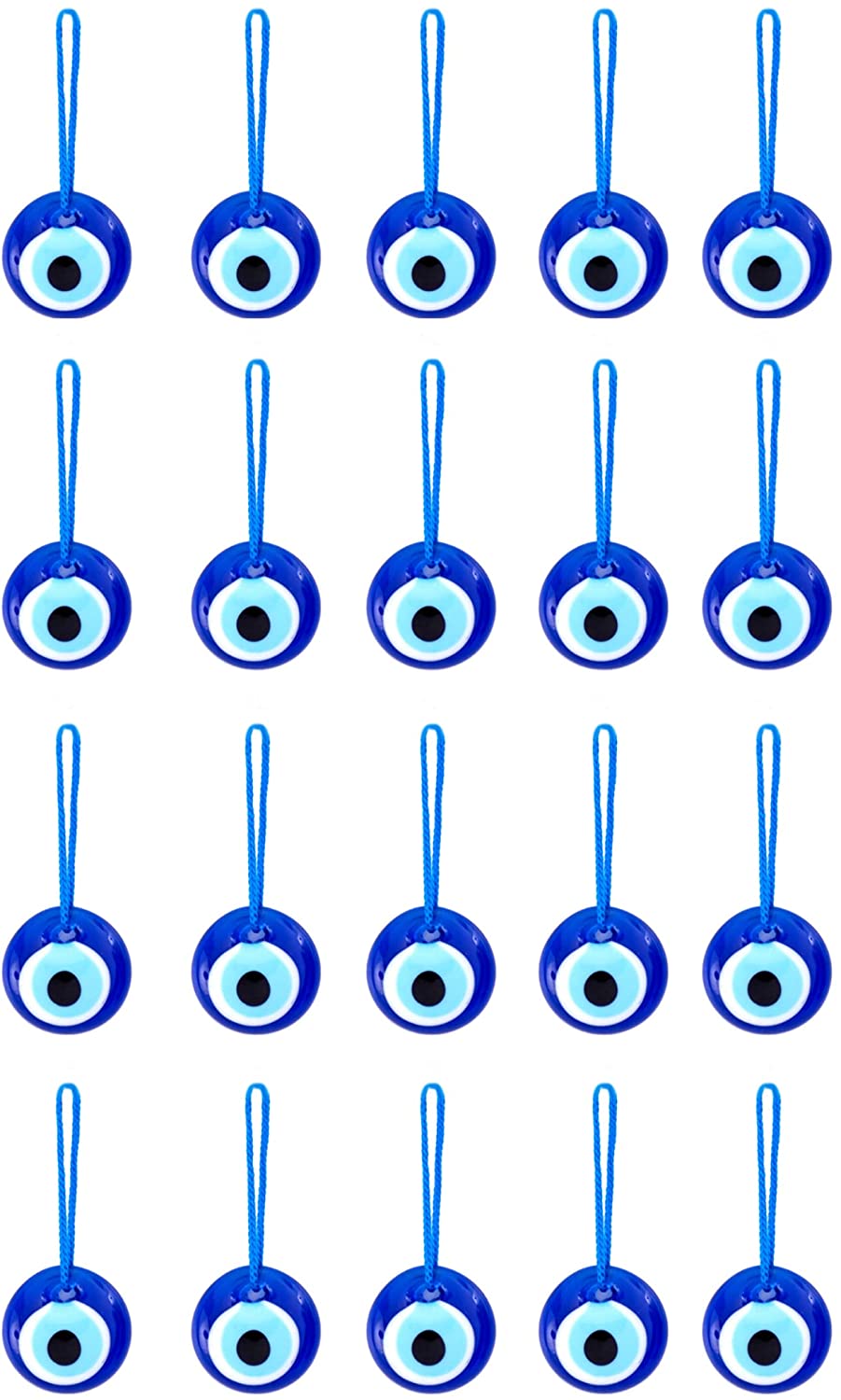 Nazar amulet blue evil eye talisman pattern Vector Image